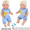 9pc Doll Clothes Accessories Set Include Romper, Bikini, Hat, Towel,