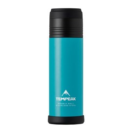 Atlas ATPB-750TQ Water Bottle, 25.5 fl oz (750 ml), Super Thermal Bottle, Camping, Outdoors, Disaster Preparedness, Stainless Steel Bottle, Mountain Climbing, White Water, Turquoise