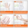 GENERALCARE Disposable Plastic Gloves Food Handling Service Gloves Disposable for