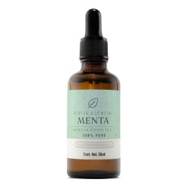 Aceite Esencial Puro De Menta Piperita 50ml - Aroma, Terapia