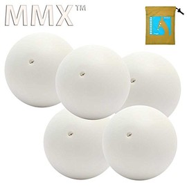 MMX Set of 5 pro juggling balls 62mm White