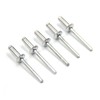 BESTYCHAO 100pcs 6.4mm x 12.7mm Large Aluminium Blind Rivet, Open