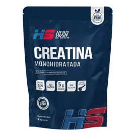 Creatina Monohidratada 1 Kg 200 Servicios Hero Sport Sabor Sin sabor                                                                                  