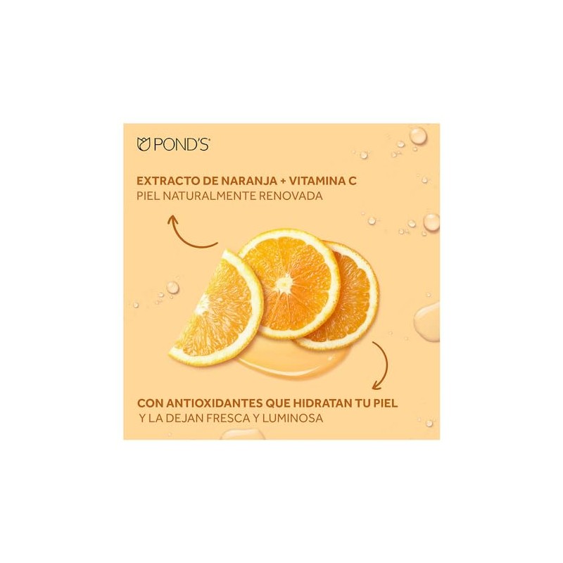 POND'S Cuidado Facial Fruity Hydra Fresh Naranja, Gel Hidratante, 110