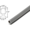 Grey Vinyl Bulb Seal Weatherstrip - 10FT Long