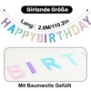G2PLUS Already Sewn Happy Birthday Garland, Happy Birthday Garland, Reusable,