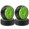 Chanjorlin 1/10 RC Drift Racing Tires and Wheels 12mm Hex