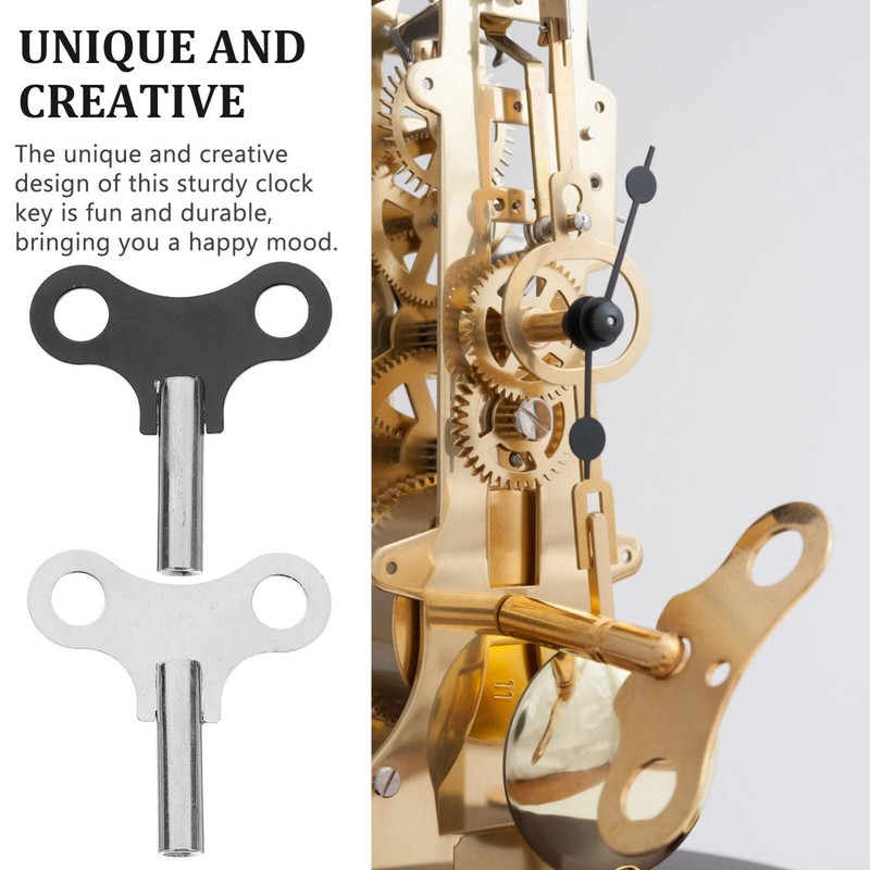 IMIKEYA 2pcs Antique Clock Keys for Winding Clock Key Antique