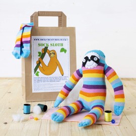 Sock Sloth Craft Kit | Craft kit for adults | Craft kit for kids | Sloth gifts
