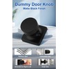 Probrico Bulk Dummy Door Knobs Interior 10 Pack, Matte Black