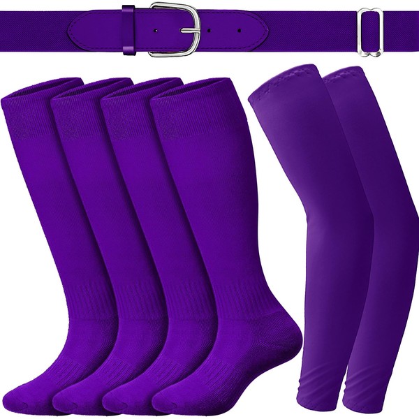 ROLVNHTV Baseball Belt and Socks Combo Softball Arm Sleeve UV