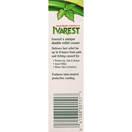 Ivarest - Crema antipicazón de 8 horas de máxima resistencia, 2 onzas