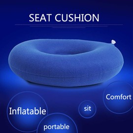 YANCONGLIDEYAN Seat Cushions Inflatable Seat Cushion Pillow Ring Cushion Doughnut Reduce Pressure on The User's Sciatic Nerve for Everyone