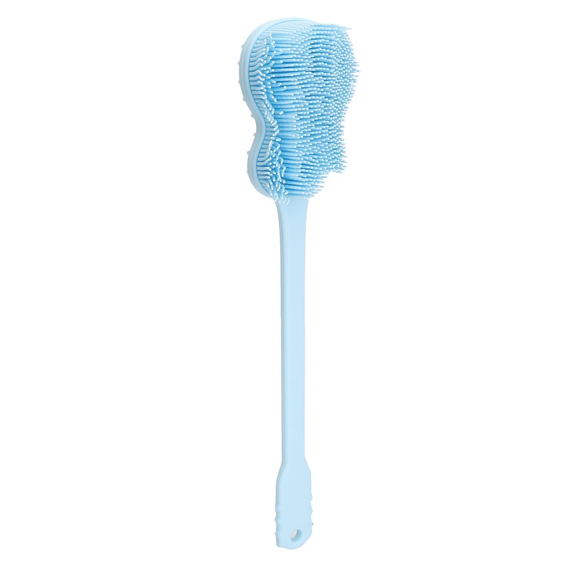 Bath Body Brush Guitar Shaped Long Handle Double Sides Exfoliating