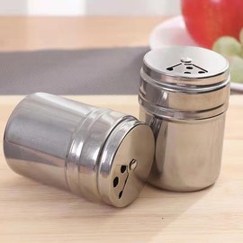 Stainless Steel Dredge, 6Oz Popcorn Seasoning Dredge, Seasoning Containers, Food Seasoning Shakers