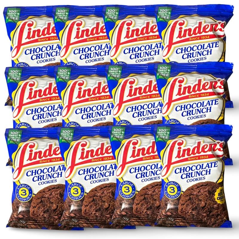 Linden's Cookies: Butter Crunch, Chocolate Chip and Chocolate Crunch |