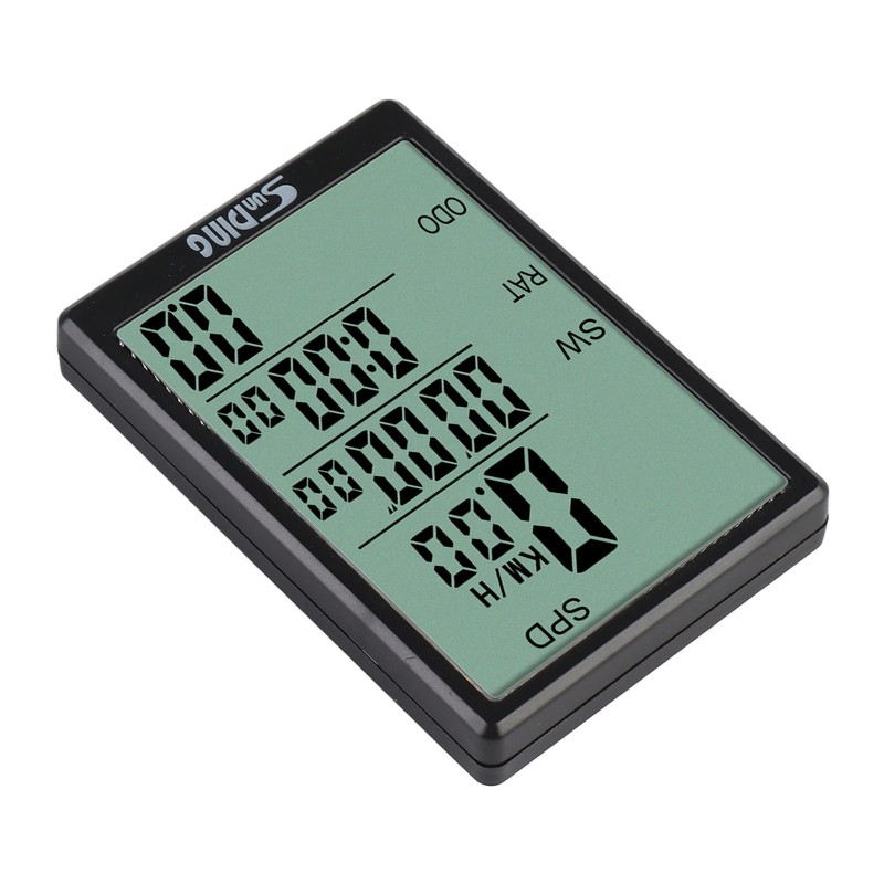 Bike Computer Wireless Bike Speedometer Water Resistant 3in LCD Screen