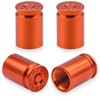 MEAJOO 4PCS Bullet Shell Tire Valve Stem Caps, Aluminum Alloy