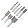 Gasea 8pcs 1/4" Shank Straight Dado Router Bit Set Milling