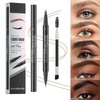 Magic Microblading Eyebrow Contouring Pencil - Eyebrow Pen,Brow Pencil 2-in-1