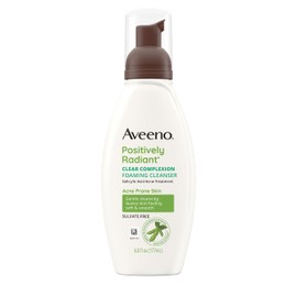 Aveeno Clear Complexion Foaming Facial Cleanser, 6 fl oz, 3-pack