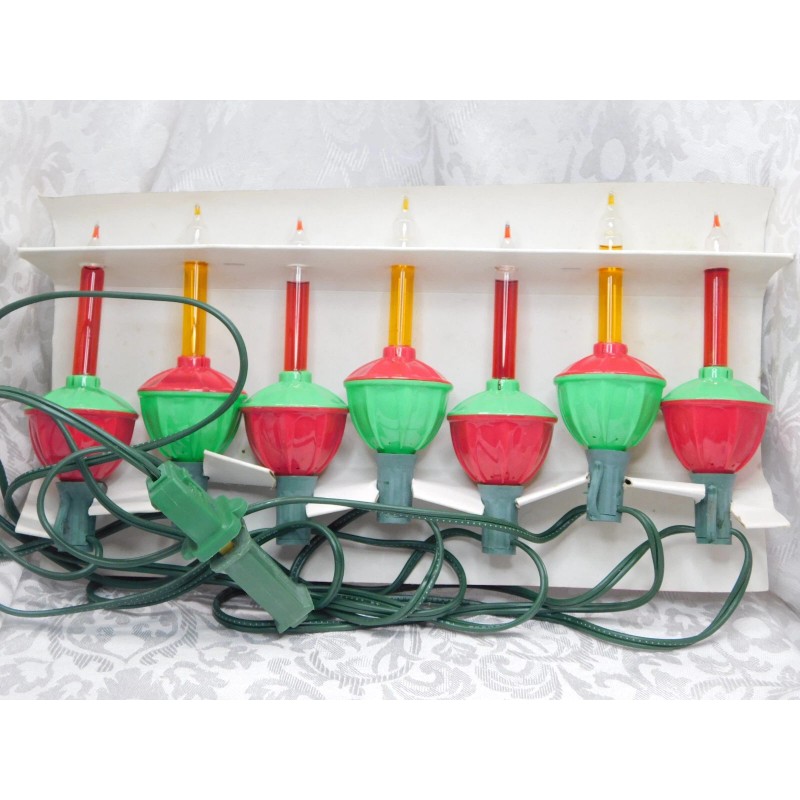 Silvestri ANTIQUE SILVESTRI BLOWN GLASS CHRISTMAS LIGHTS