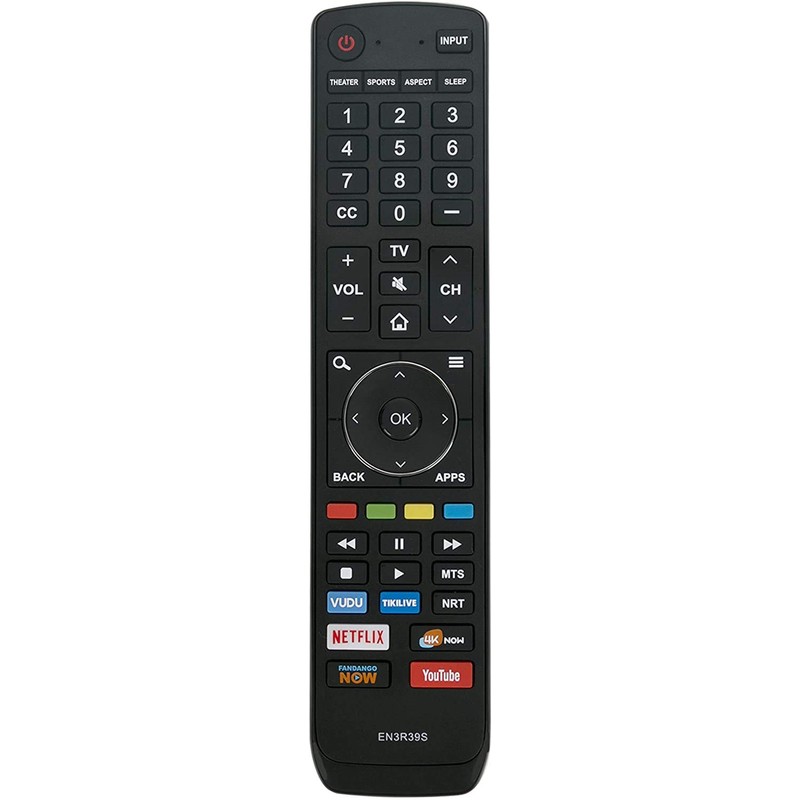 EN3R39S Remote Control Replacement for Sharp Smart TV