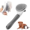 One-Click Self Cleaning Dog and Cat Hair Remover Brush for