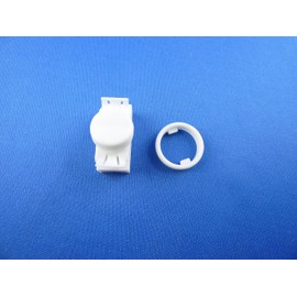 Installation Rocker Switch for Lamp Rocker Switch 2A 250V ~ Grey Fits as Replacement Switch for Undermount Kitchen Lights (White)