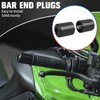 WORLDMOTOP Motorcycle Handle Bar End Grips Plug Weights Hand Grips