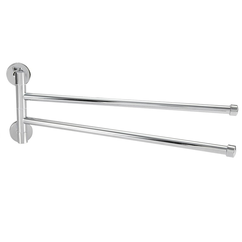 Bathroom Wall Mounted Towel Rack Swing Out Rotating Towel Hanger