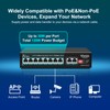 8 Port PoE Switch 100Mbps with 2 Gigabit Uplink, VIMIN