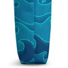 Fun Creative Blue Abstract Ocean Waves Surfer Beach Lover Tote