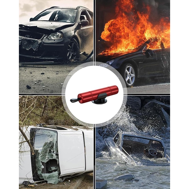 SCJJZ 1 Stück notfallhammer auto,Gurtschneider Notfallhammer,Nothammer Auto Mit Gurtschneider,Notfallhammer Auto,sind