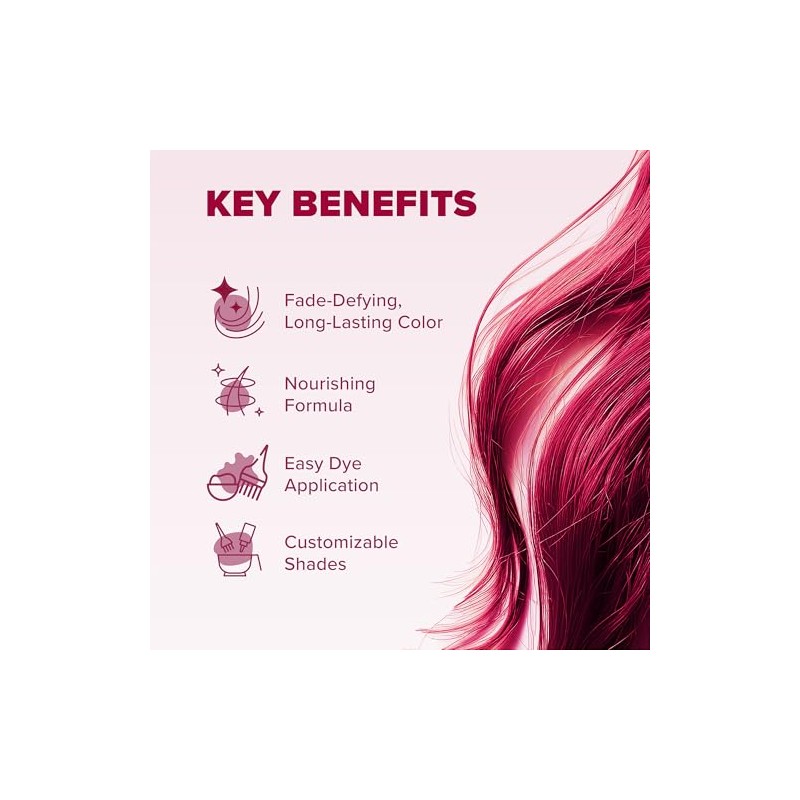 Splat Tinte para Cabello Semipermanente, Midnight Ruby, 35 g