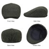 STARANCE 2 Pack Newsboy Hats for Men Wool Blend Flat