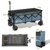Sekey 48''L Collapsible Foldable Extended Wagon with 440lbs Weight Capacity,