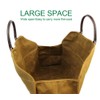 INNO STAGE Heavy Duty Wax Canvas Log Carrier Tote,Large Fire