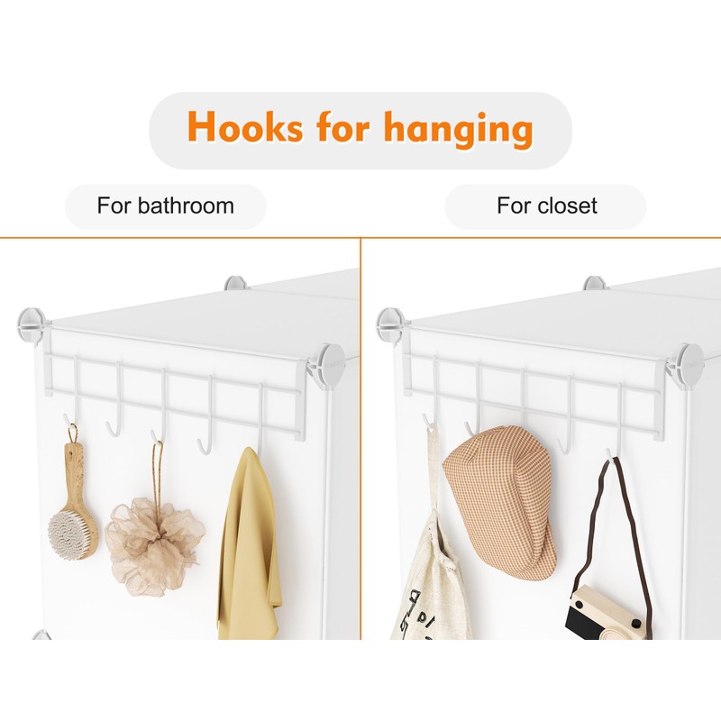 HOMIDEC Closet Organizer, 12-Cube Closet Organizers and Storage, Portable Closet