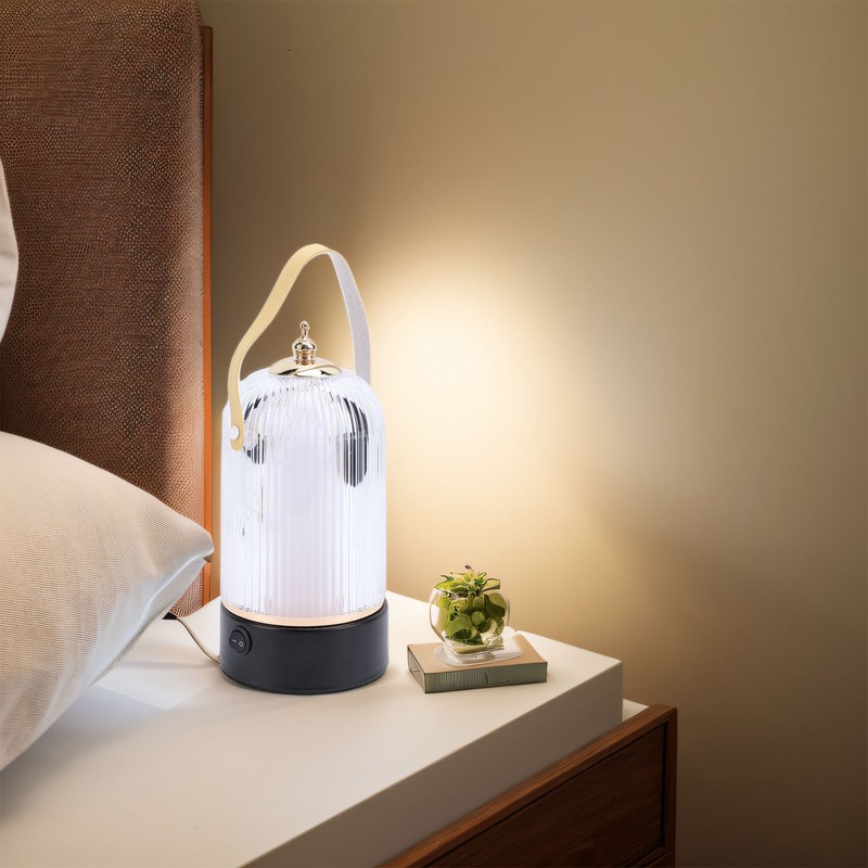 LED Cordless Table Lamp Professional 3 Modes Rechargeable Bedside Night