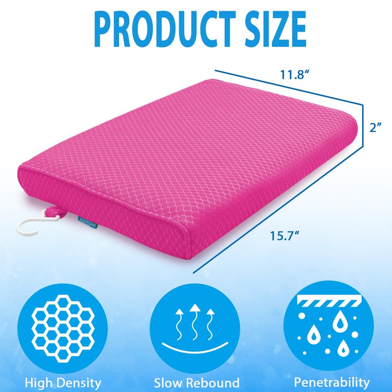 AEROiVi Shower Seat Cushion for Shower Chairs, Transfer Benches in