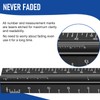 Architectural Scale Ruler for Blueprint, 12'' Metric Metal Engineers Triangle