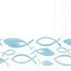 20 Small Cocktail Napkins Festive Swarm Fish Turquoise Table Decoration