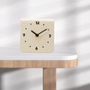 Desktop Clock Simple Modern Quiet Movement Metal Desk Clock Ornament