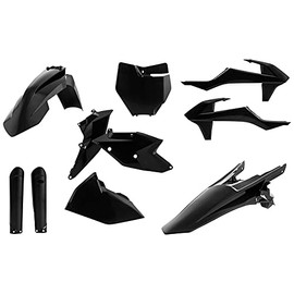 Acerbis Full Plastic Kit Black for KTM 250 SX-F 2016-2018