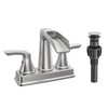 Fapully Bathroom Faucet, Waterfall Bathroom Sink Faucet Widespread, 4 Inch