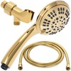 6 Function Handheld Shower Head Kit - High Pressure, Removable