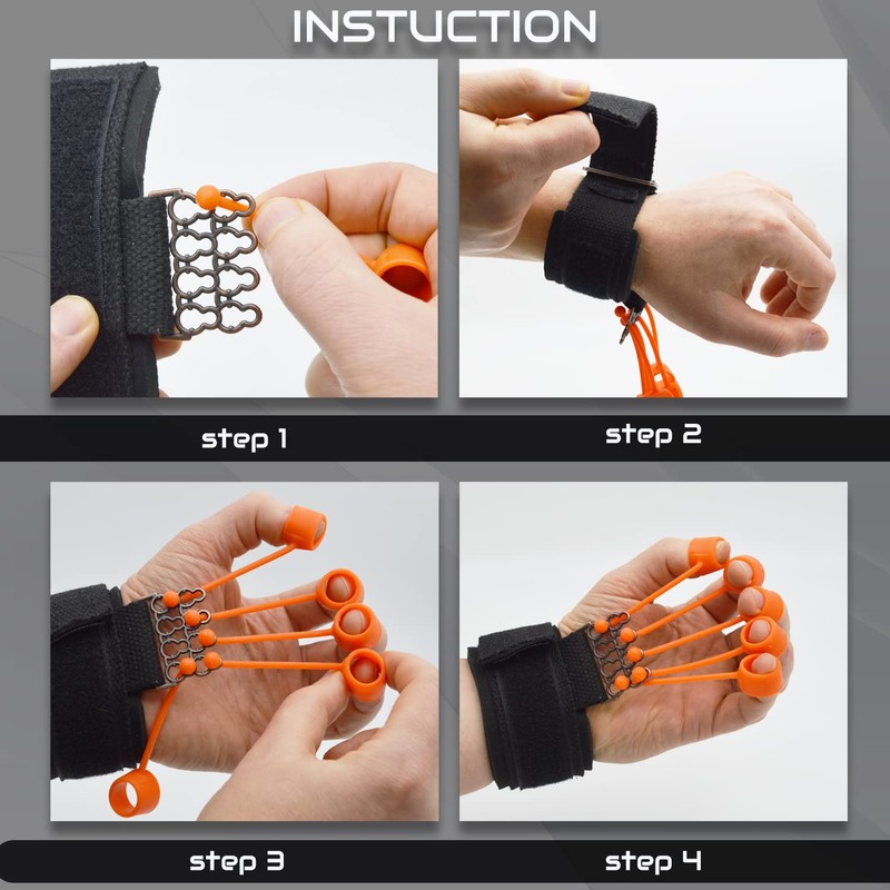 GALAXY BEAUTY Finger Strengthener Set Hand Grip Forearm Strengthener Exerciser