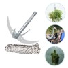 Gatuida Weed Remover Tool Folding Aquatic Grass Cutter Durable Stainless