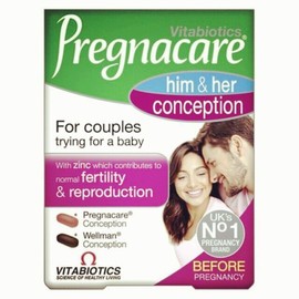 Vitabiotics [READYSTOCK] Vitabiotics Pregnacare Him and Her Conception - 60 Tablets